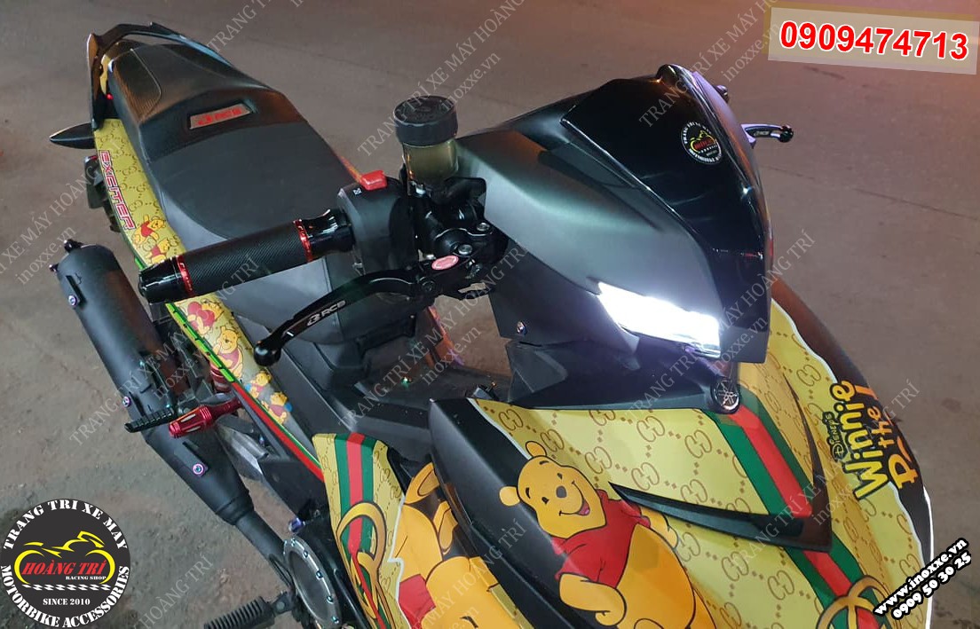 Độ đầu đèn cho Exciter 150 2015 phong cách Yamaha R1